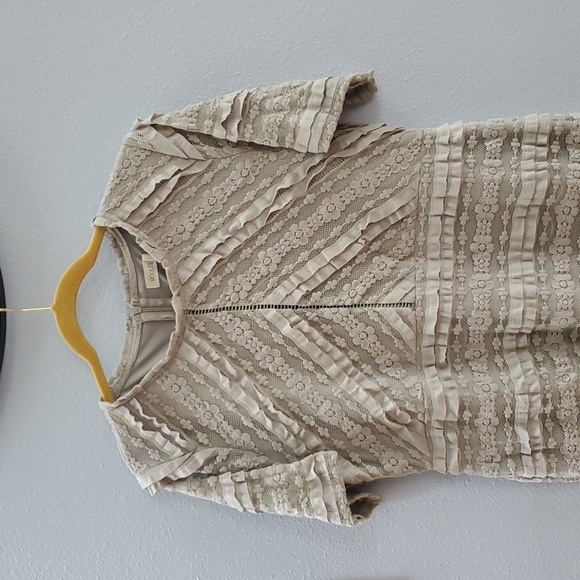 Roolee Jessica greige lace dress - Picture 2 of 10